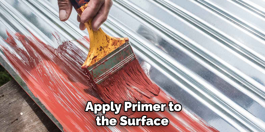  Apply Primer to the Surface