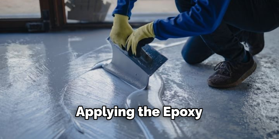 Applying the Epoxy