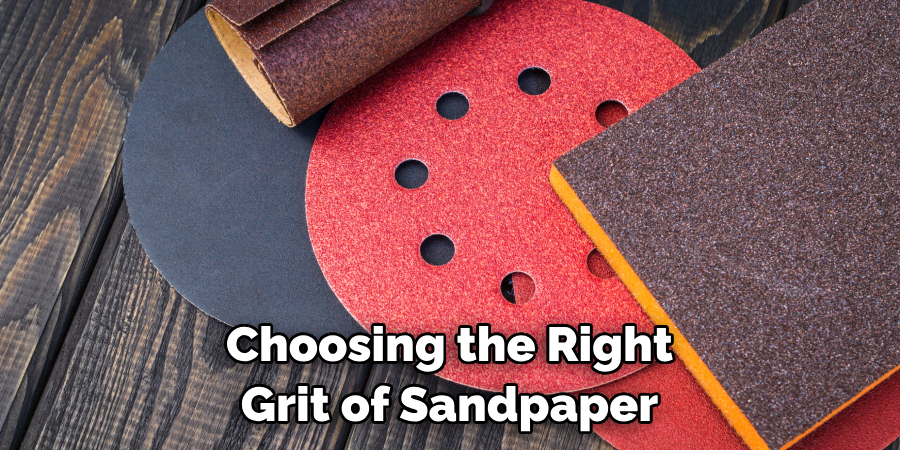 Choosing the Right Grit of Sandpaper