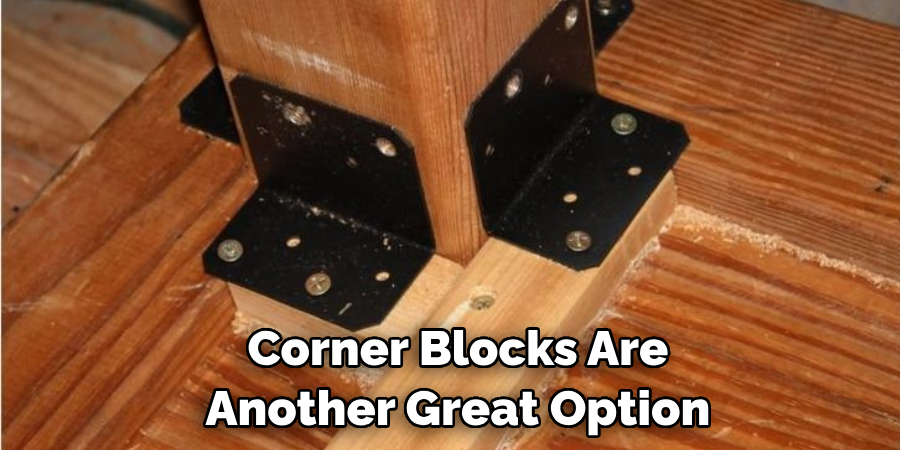 Corner Blocks Are Another Great Option