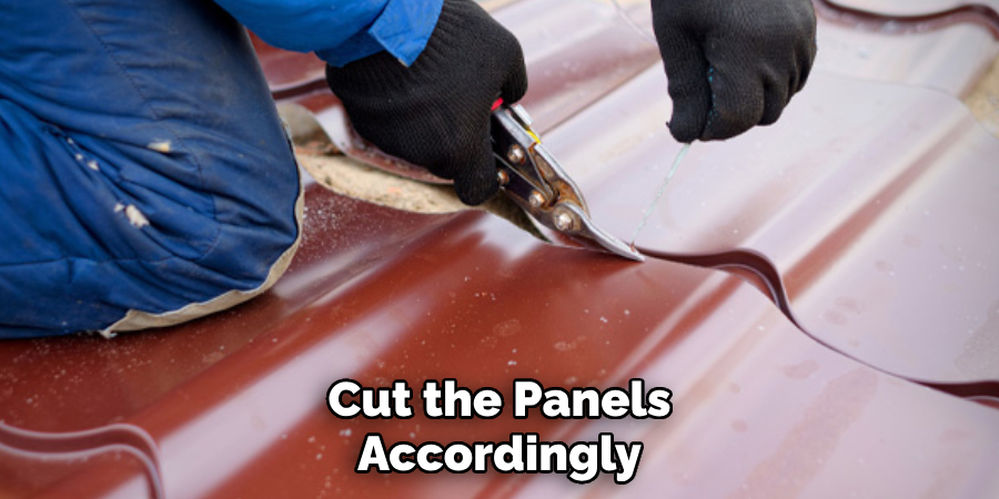 Cut the Panels Accordingly