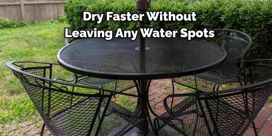 Dry Faster Without Leaving Any Water Spots
