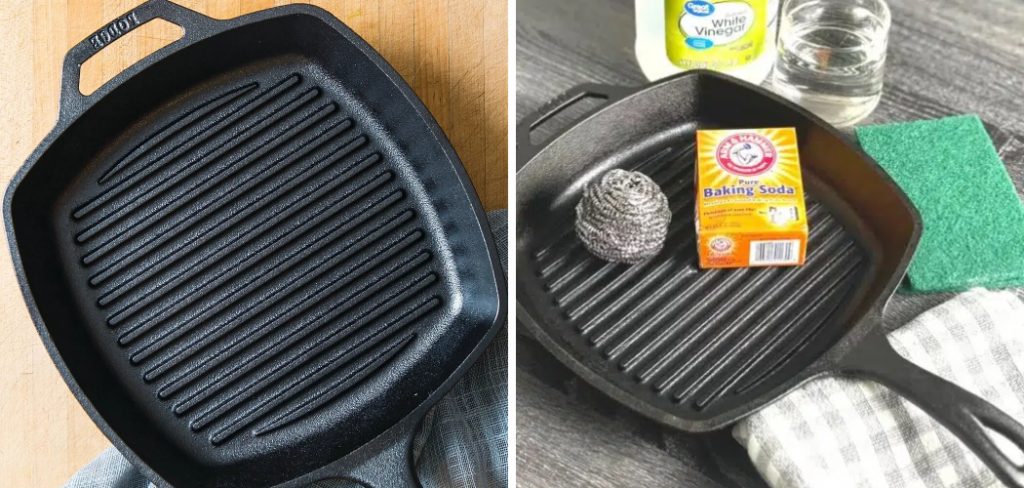 How to Clean a Cast Iron Grill Pan