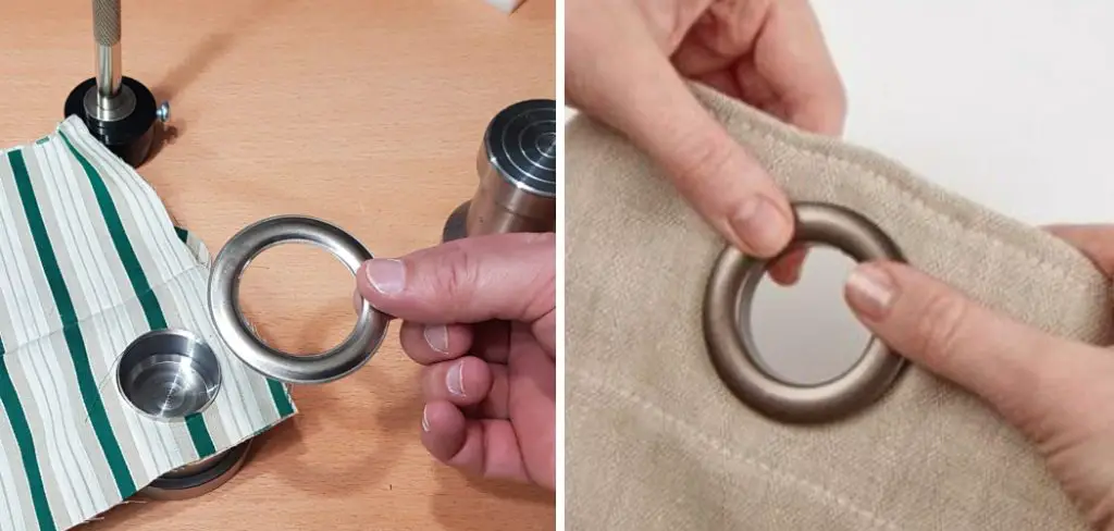 How to Remove Metal Eyelets From Curtains