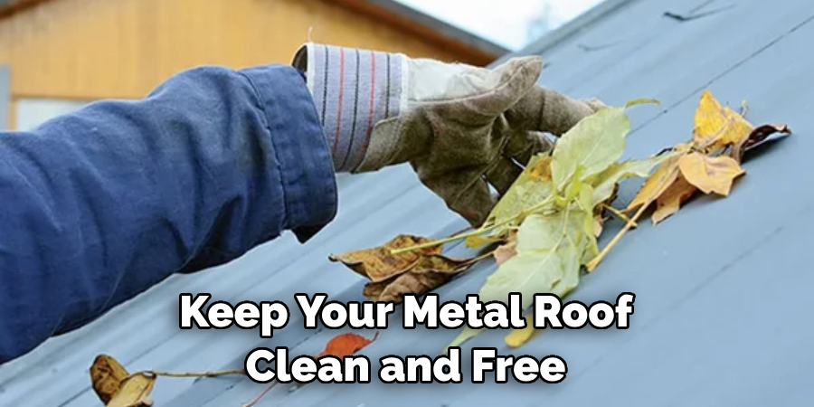 Keep Your Metal Roof Clean and Free