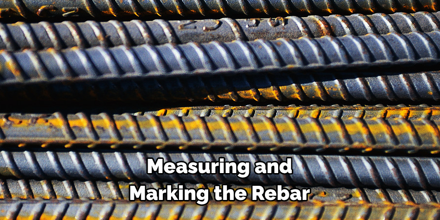 Measuring and 
Marking the Rebar