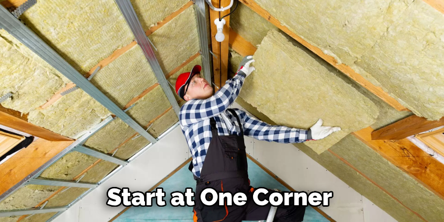 Start at One Corner 