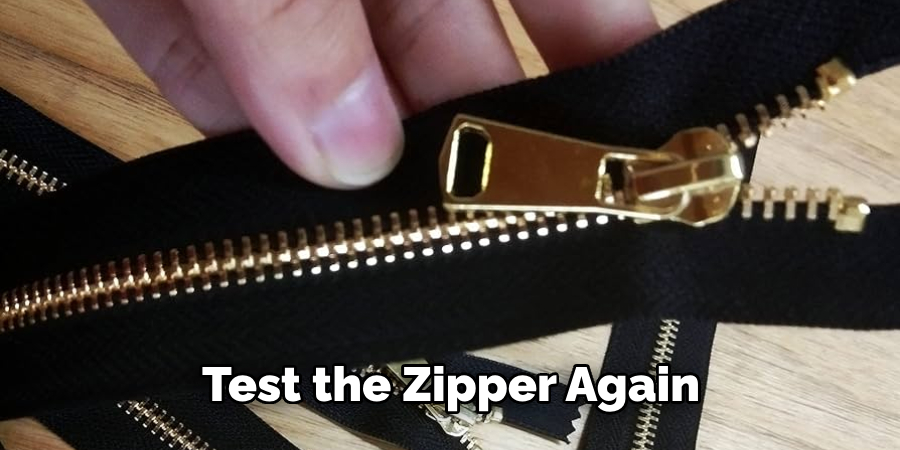 Test the Zipper Again
