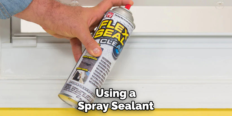 Using a Spray Sealant