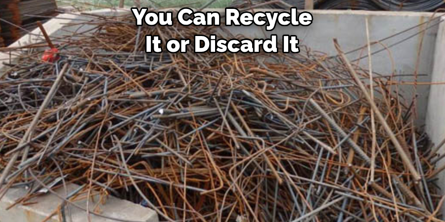 You Can Recycle 
It or Discard It