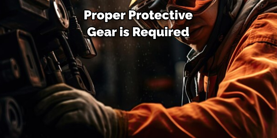 proper protective gear is required
