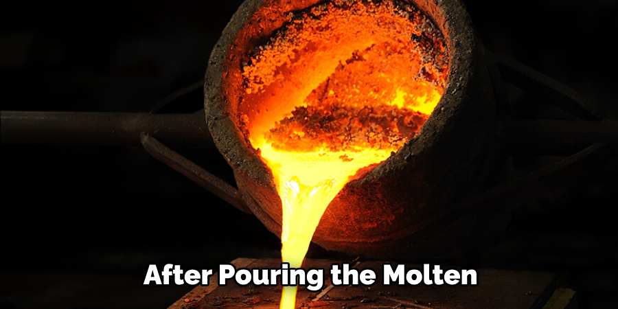 After Pouring the Molten