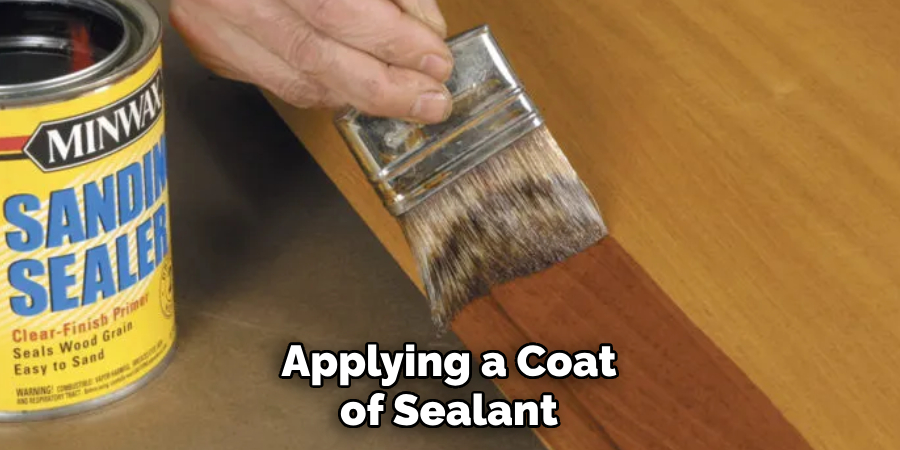 Applying a Coat of Sealant