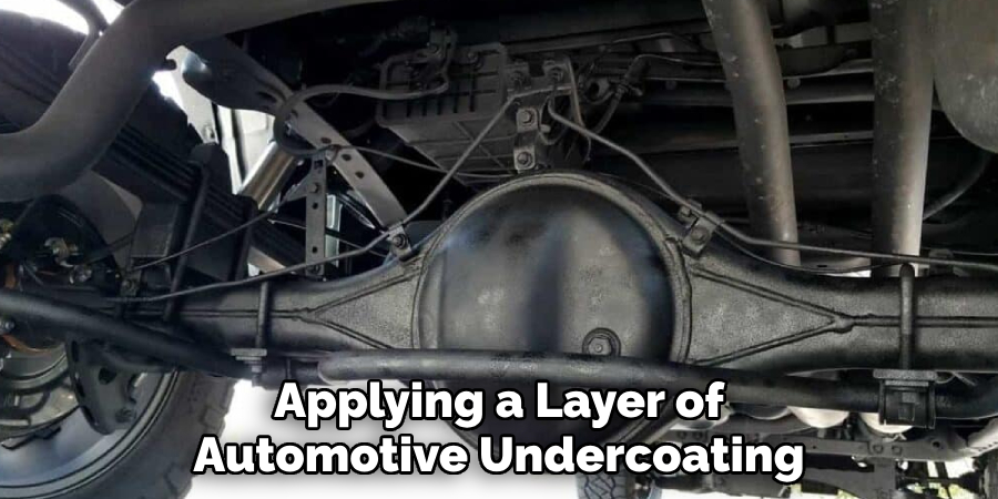 Applying a Layer of Automotive Undercoating