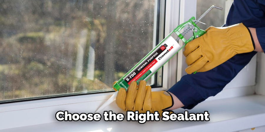 Choose the Right Sealant