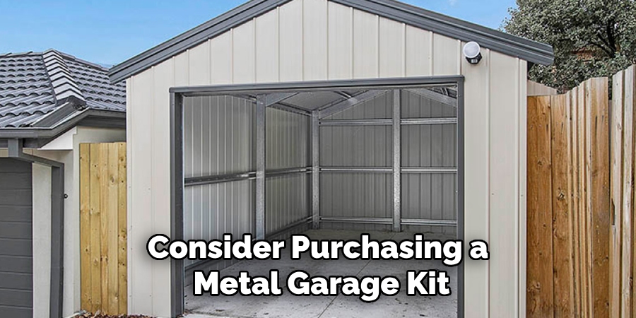 Consider Purchasing a Metal Garage Kit