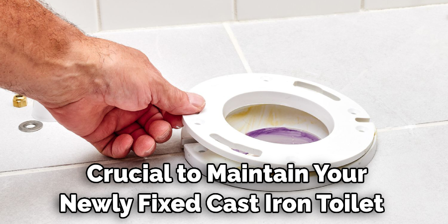 Crucial to Maintain Your Newly Fixed Cast Iron Toilet 