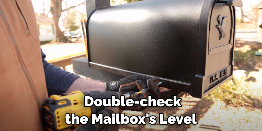 Double-check the Mailbox's Level