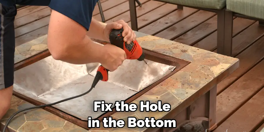 Fix the Hole in the Bottom