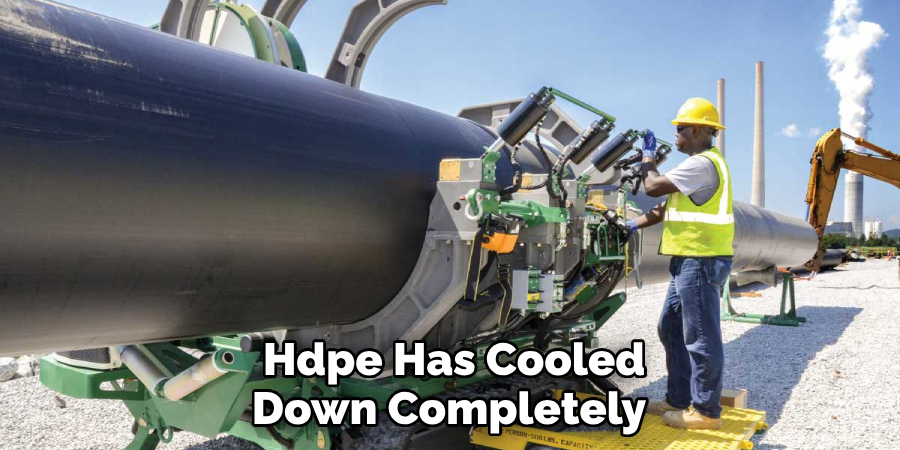  Hdpe Has Cooled Down Completely