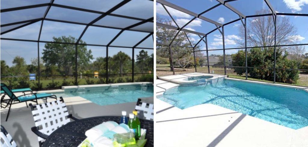 How to Clean Aluminum Pool Cage Frame