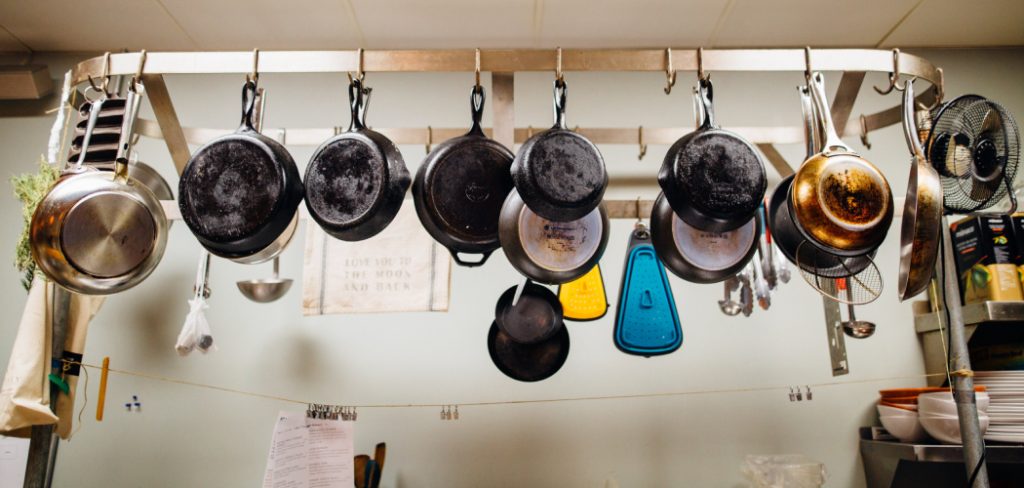 How to Hang Cast Iron Pans