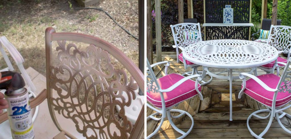 How to Paint Aluminum Patio Furniture