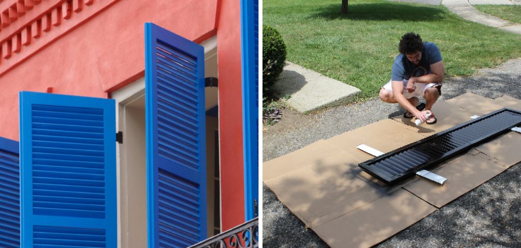 How to Paint Aluminum Shutters