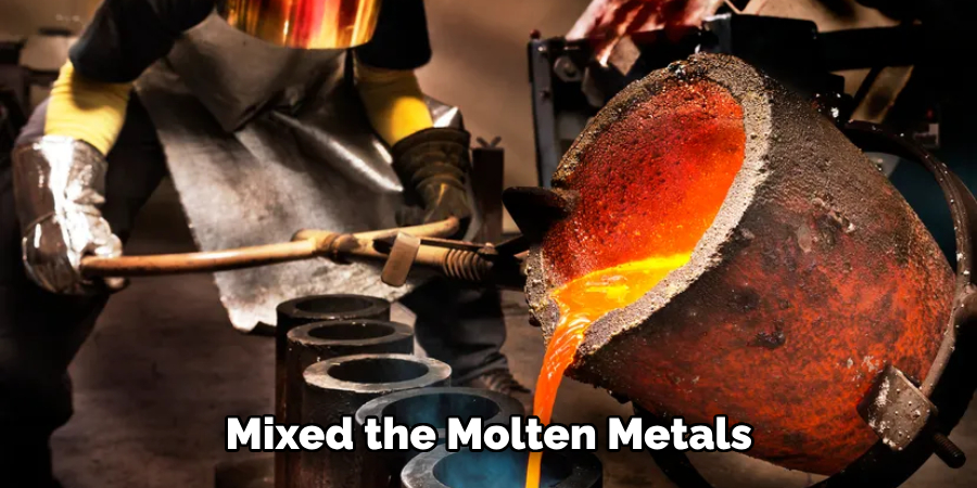 Mixed the Molten Metals