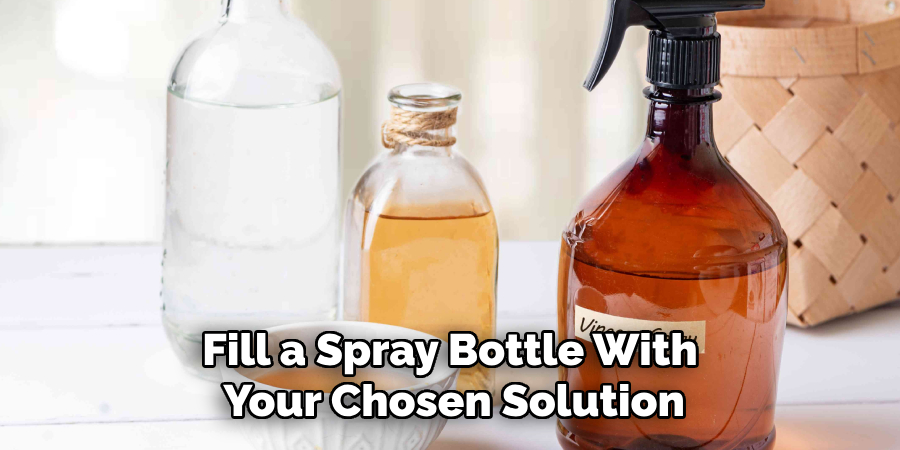 Fill a Spray Bottle With Your Chosen Solution