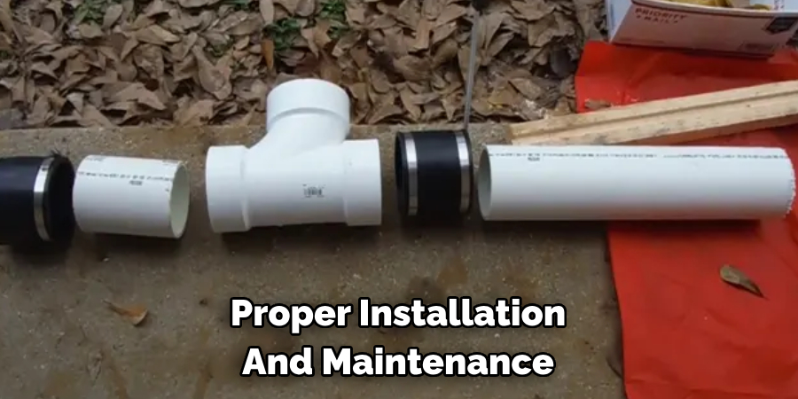 Proper Installation 
And Maintenance