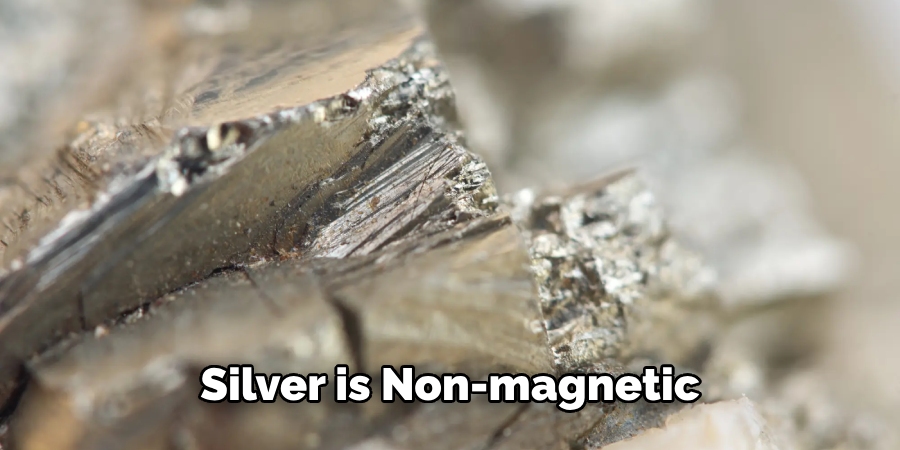 Silver is Non-magnetic