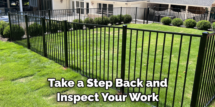 Take a Step Back and Inspect Your Work