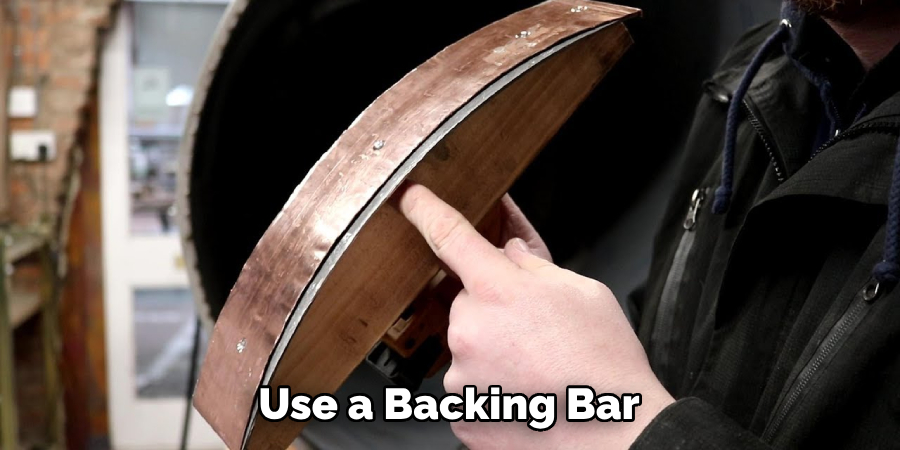 Use a Backing Bar