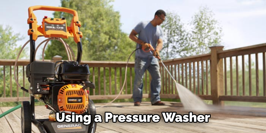 Using a Pressure Washer 
