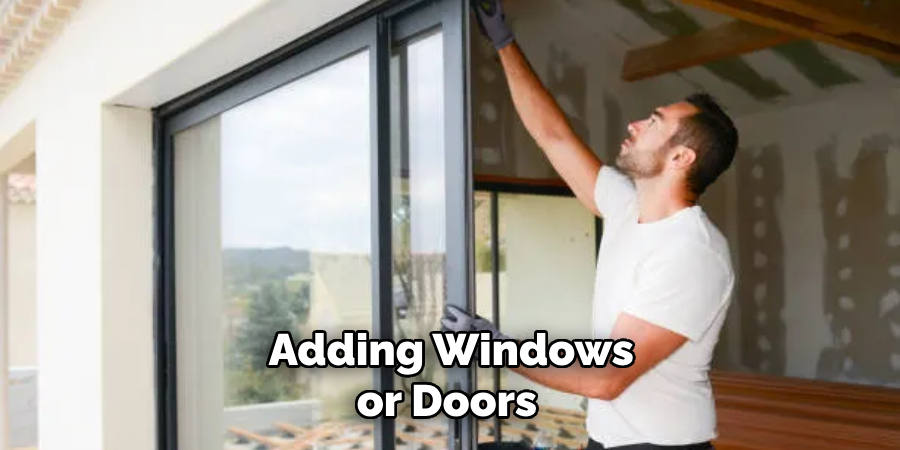 Adding Windows or Doors