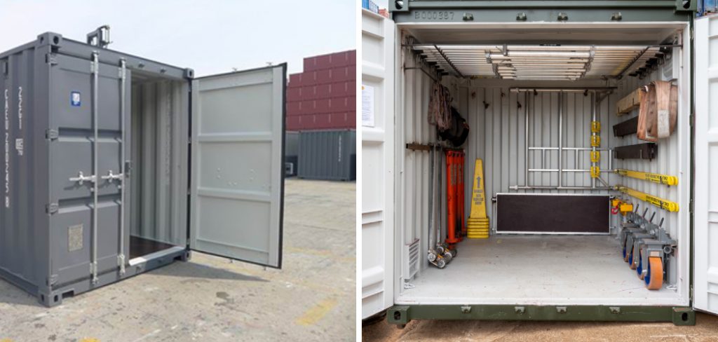How to Store Cargo Containers