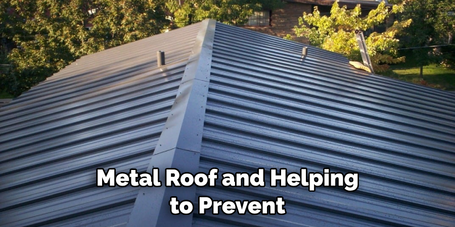 Metal Roof and Helping to Prevent