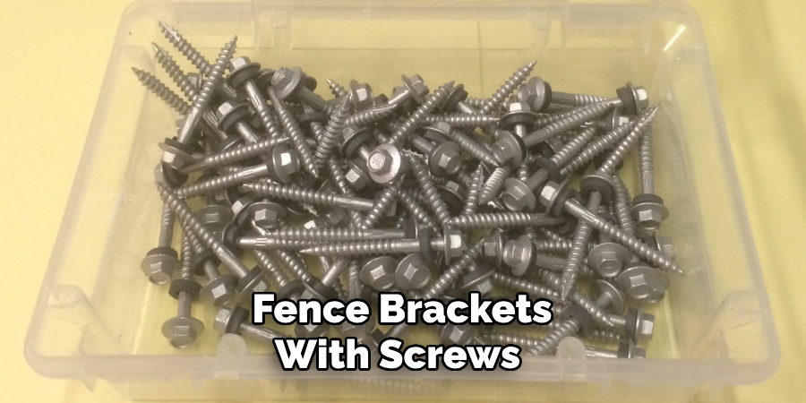  Fence Brackets With Screws