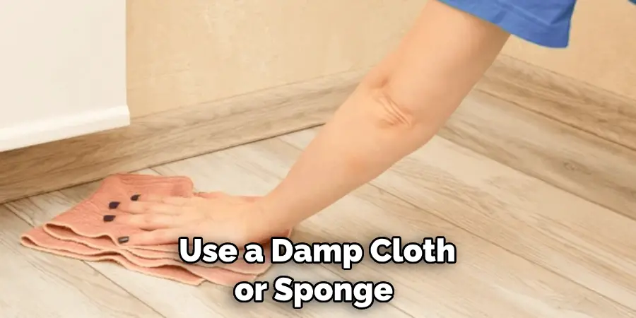 Use a Damp Cloth or Sponge 