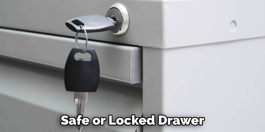 Safe or Locked Drawer