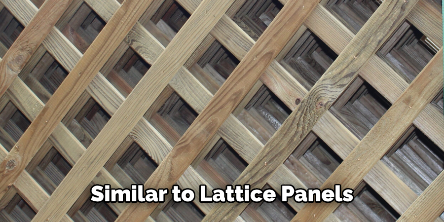 Similar to Lattice Panels