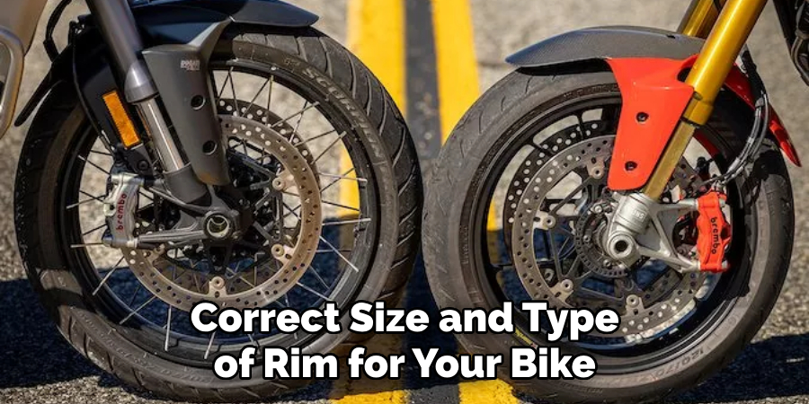 Correct Size and Type of Rim for Your Bike