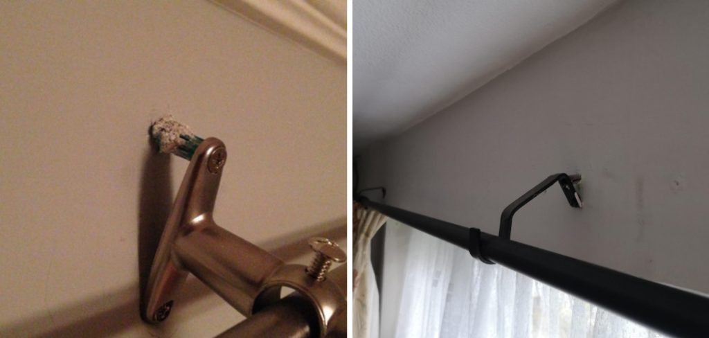 How to Fix Curtain Rod Falling Out of Wall