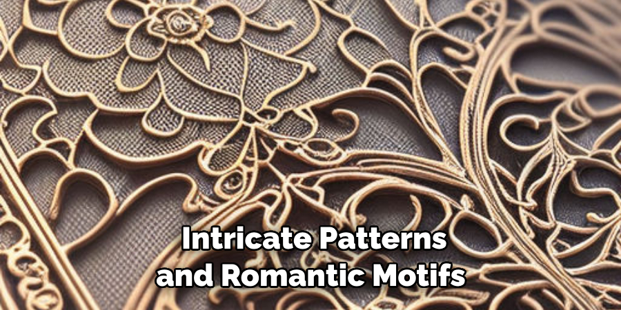 Intricate Patterns and Romantic Motifs