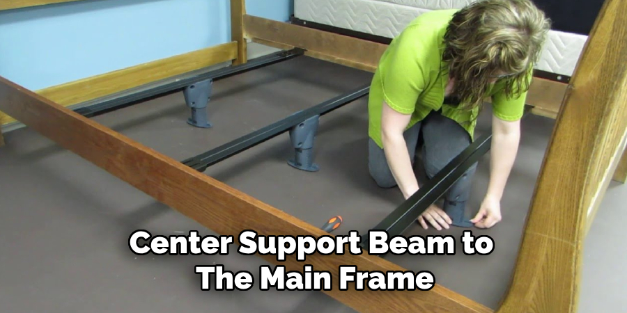 Center Support Beam to the Main Frame