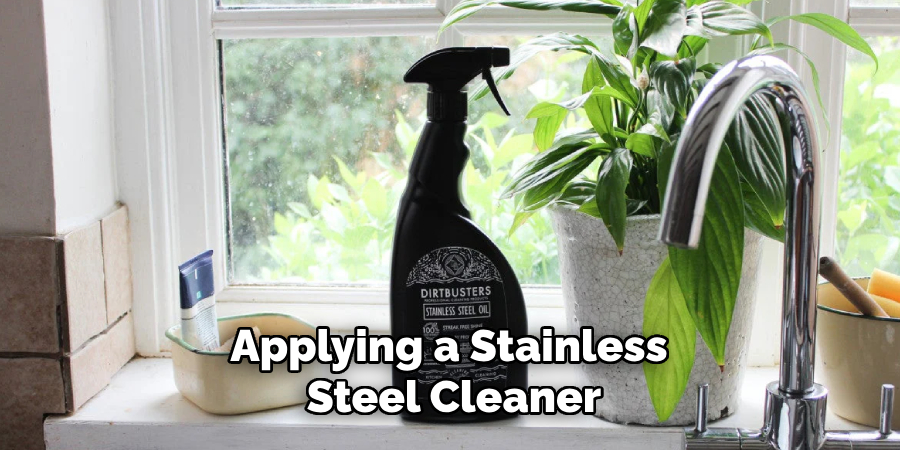 Applying a Stainless Steel Cleaner