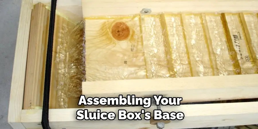 Assembling Your Sluice Box's Base