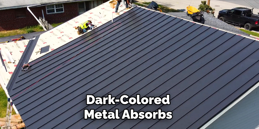 Dark-colored Metal Absorbs 