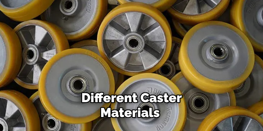  Different Caster Materials 